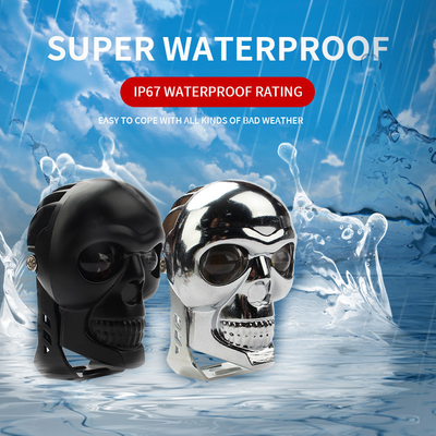 Motorcycle Head Lights 3inch 40W Dual Color LED Spotlight for Skull Headlight Fog Lamp