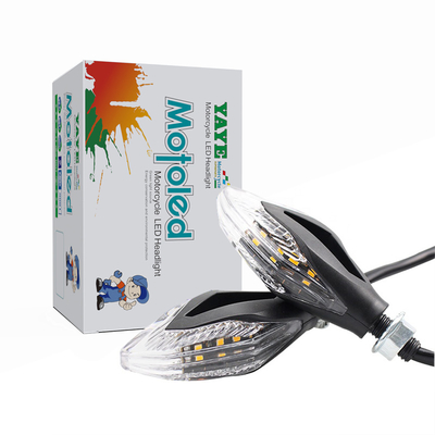 Motorcycle LED Light Flowing Water Blinker Flashing Indicator Light with Water Lamp