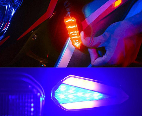 Motorcycle LED Light Flowing Water Blinker Flashing Indicator Light with Water Lamp
