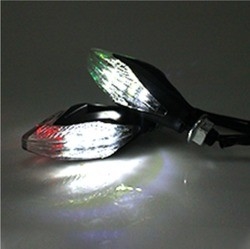 Motorcycle LED Light Flowing Water Blinker Flashing Indicator Light with Water Lamp