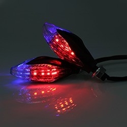 Motorcycle LED Light Flowing Water Blinker Flashing Indicator Light with Water Lamp