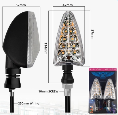 Universal ABC PC Motorcycle LED Turn Signal Lights by YAYE Light System DC12V Voltage