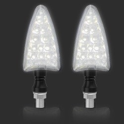 Universal ABC PC Motorcycle LED Turn Signal Lights by YAYE Light System DC12V Voltage