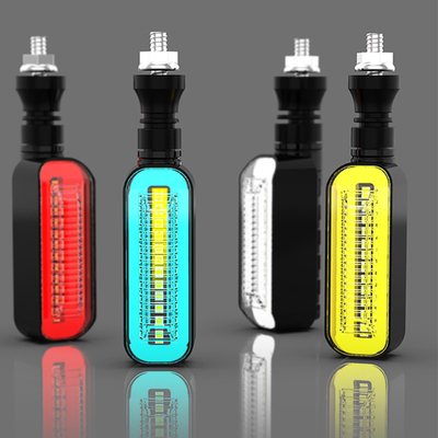 Motorcycle LED Indicator Turn Signals Light with Blue Light Color and ABC PC Material