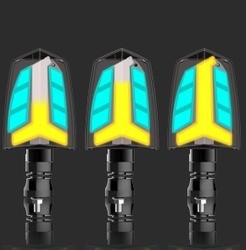 YAYE Motorcycle Lighting System ABC PC Material Break Light Indicator for Motorcycles