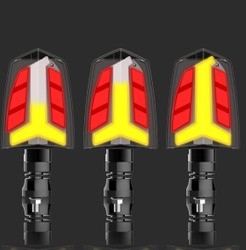 YAYE Motorcycle Lighting System ABC PC Material Break Light Indicator for Motorcycles