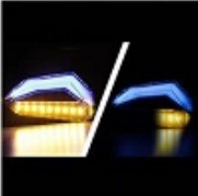 YAYE Motorcycle 2385 Water Flow Lamp Beads LED Turn Signal Warning Light ABS Material