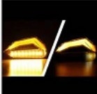 YAYE Motorcycle 2385 Water Flow Lamp Beads LED Turn Signal Warning Light ABS Material