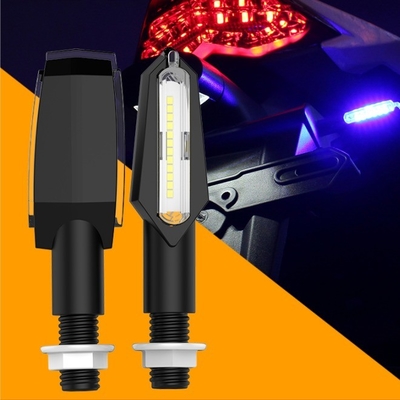 Universal 12V Motorcycle Water Lamp Blinker Turn Signal Light with Flashing Indicator