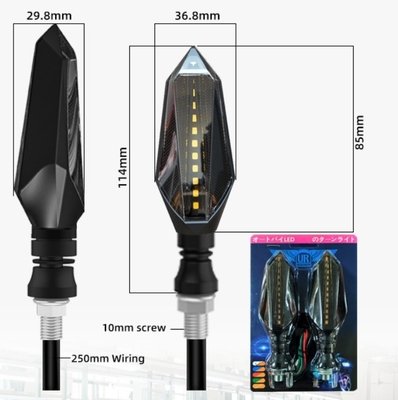 Universal Steering Lamp LED Bulb Headlight Indicator Normal Light 3W DC12V for Motorcycle