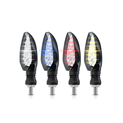 Yellow White Blue Red Motorcycle Led Turn Signals DC12V Moto Dynamic Headlights