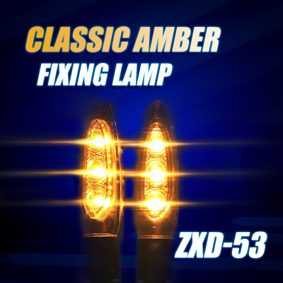 Motorcycle Turn Signal Lights Classic Amber DC12V High Brightness For YYZXD-53 Model