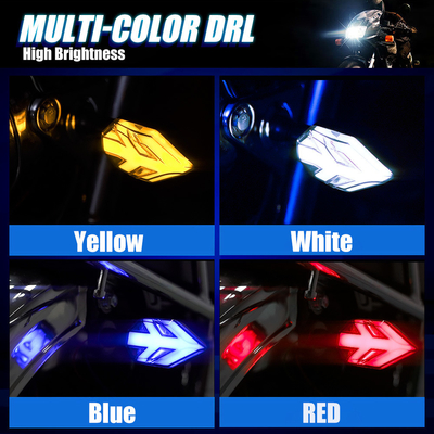 Electric Scooter Led Motorbike Indicators YYZXD-138 In White Yellow Blue Red