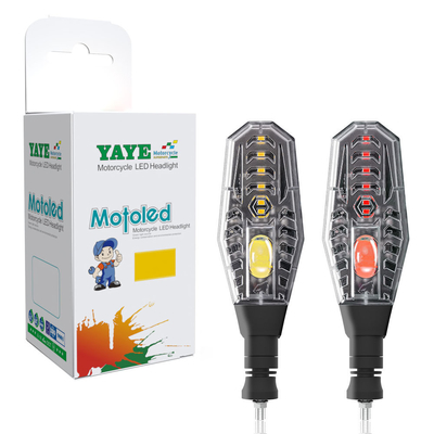 AC DC 8V-80V 6500k Projector Lens Laser Dynamic Motorcycle Turn Indicator