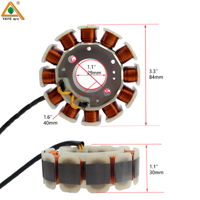 YAYE BMX125 coil magneto stator  motorcycle All copper grade 12 AC  magnetic stator coil