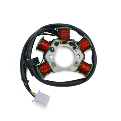 TVS-5 Magnet Motor Stator Coil New Condition Plastic Ignition Coil for Motorcycle Parts Packed in Box