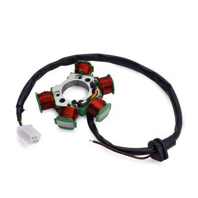 TVS-5 Magnet Motor Stator Coil New Condition Plastic Ignition Coil for Motorcycle Parts Packed in Box