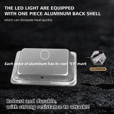 YAYE CG125 LED Headlight 12 Chip DC12V White Blue DRL Motorcycle Light