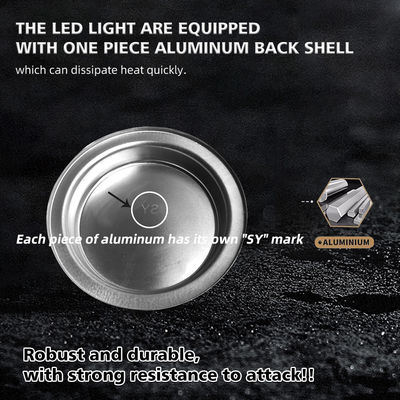 YAYE 5.75 Inch GN125 LED Motorcycle Headlight with High Thermal Conductivity Aluminum Shell and Semi-Assembly Design