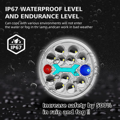 YAYE 5.75 Inch GN125 LED Motorcycle Headlight with High Thermal Conductivity Aluminum Shell and Semi-Assembly Design