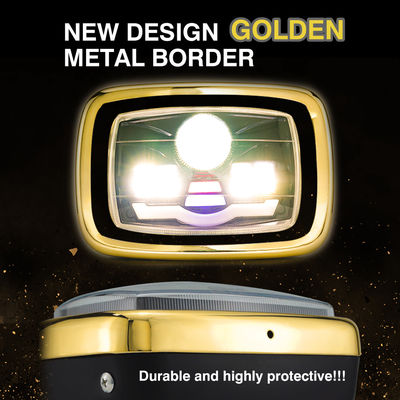 YAYE CD70 70cc Motorcycle Headlight Assembly with 6500K Projector Lens and Aviation Aluminum Parts for High Low Beam DRL Flash