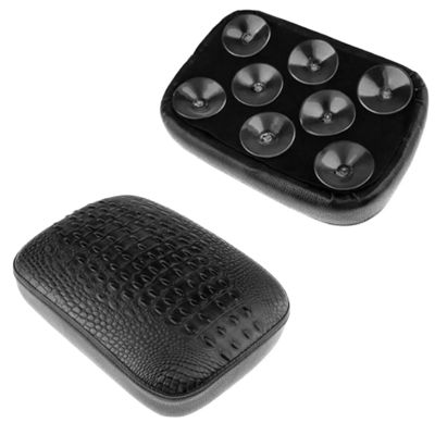 8 Suction Cups Pillion Motorcycle Seat Saddle Pad Rear Passenger Cafe Racer Seat Custom for Harley Cruise Chopper Bobber Seat