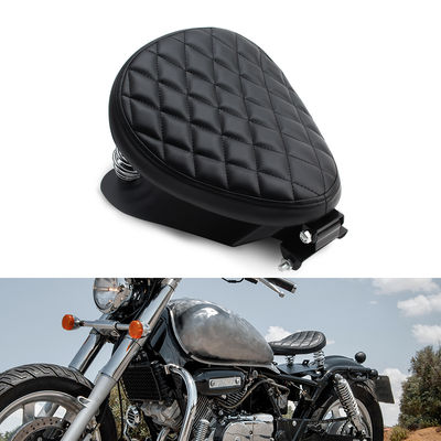 Retro Spring Leather Seat Bag for Motorcycle Thickened Motorcycle Seat Bag Single Leather Seat Bag Set Suitable for Harley