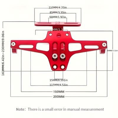 Universal Motorcycle Tail Tidy Motorcycle License Plate Holder Mount Motorcycle License Plate Bracket Fender Eliminator Kit