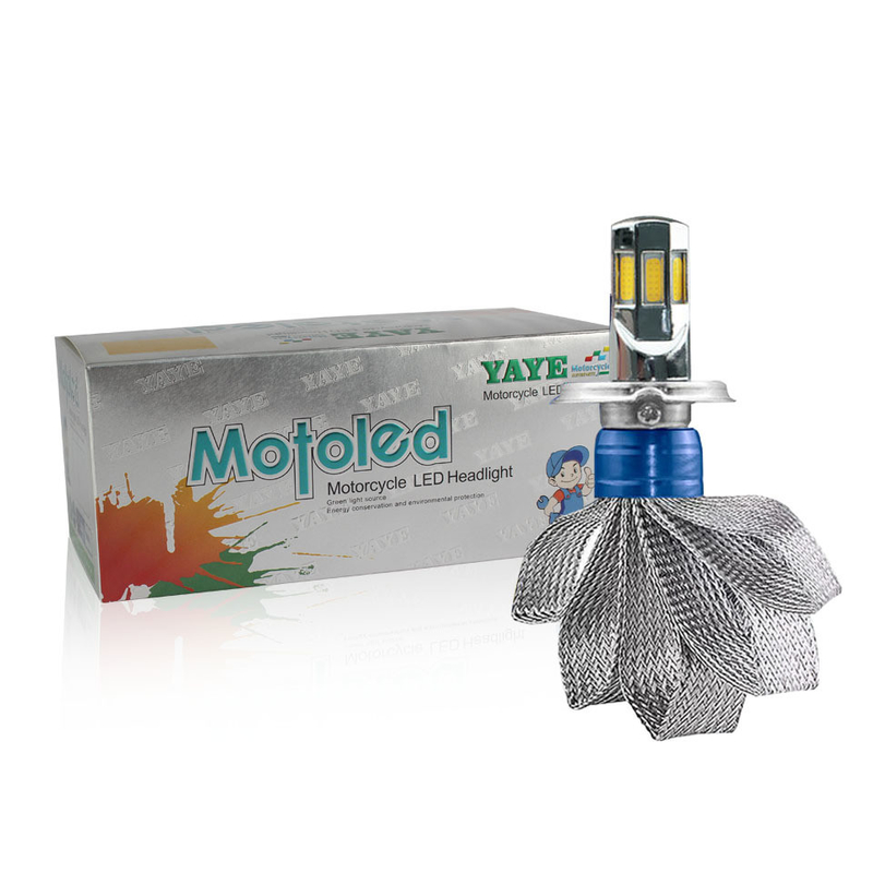 COB LED Motorcycle Lamp Motoled AC/DC8V-80V H4 H6 HS1 Ba20D P15D CSP