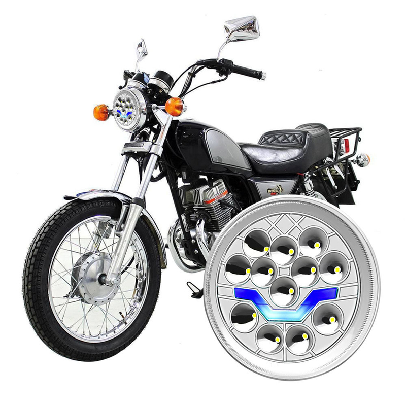 CM125 Water Lamp Blue DRL Moto Led Headlight IP67 Motorbike Headlight Bulb