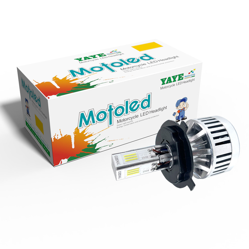 80W 8000LM CSP Light Source Motorcycle LED Headlight with 50000 Hours Operating Life