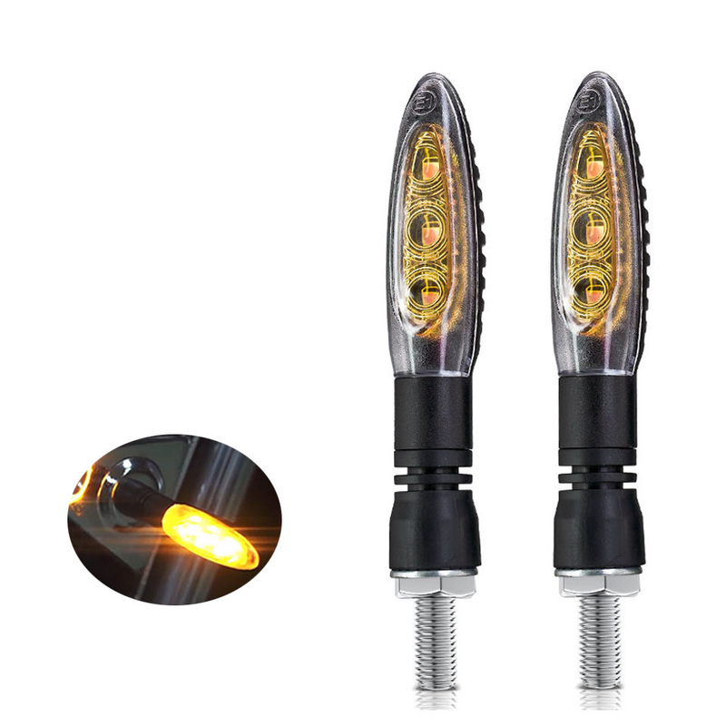 Motorcycle Turn Signal Lights Classic Amber DC12V High Brightness For YYZXD-53 Model