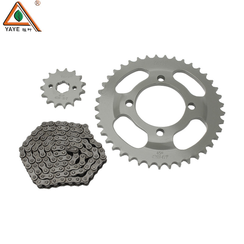 HJ125 CM125 WY125 Motorcycle Sprocket And Chain Kit BAJAJ CGL Repuestos Kits Sets