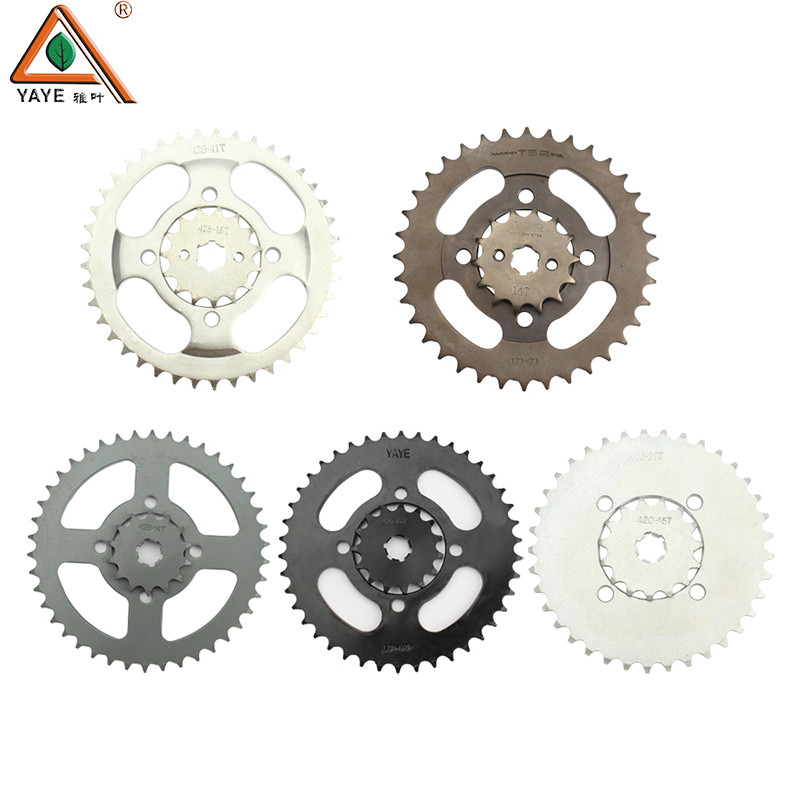 Motorcycle Chain Sprocket Kit For Honda CG125 Suzuki GN125 WY125 ZJ125 CD70