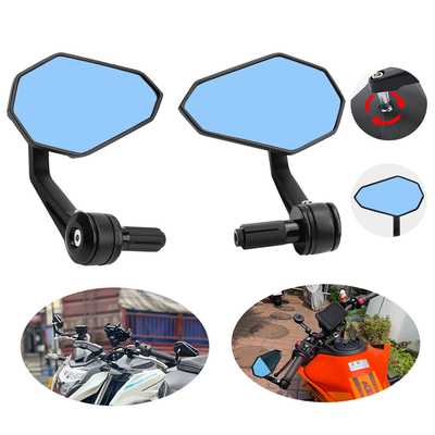 Diamantvormige handvatselspiegel geschikt voor 22 mm handvatselbreedte motorfiets achteruitkijkspiegel motorfiets universele accessoires