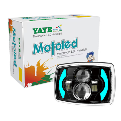 CD70 Motorfiets LED koplamp 12V 70cc met DRL Wit Blauw Licht